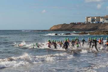 El XXVIII Triatlón de Salinetas-Telde (Foto Antonio Rico)